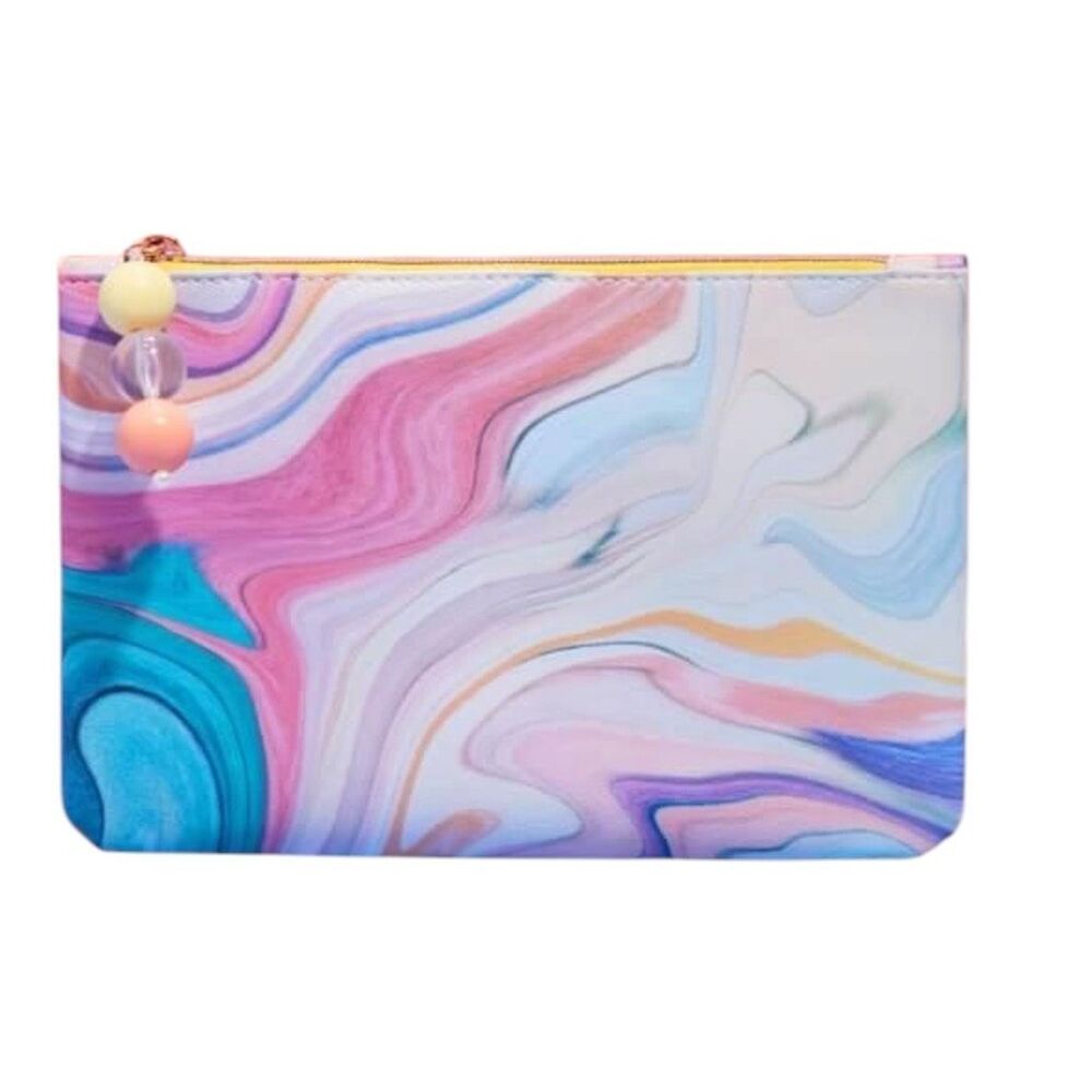 New Ipsy Glam Bag Womens History Month Abstract Swirl Makeup Accessory Bag